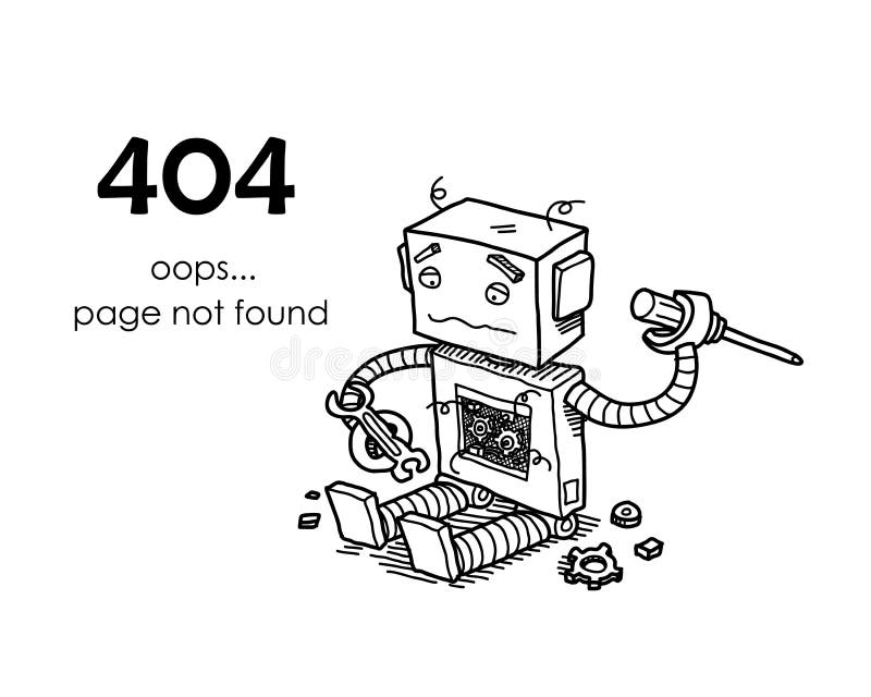 Ilustrasi website error